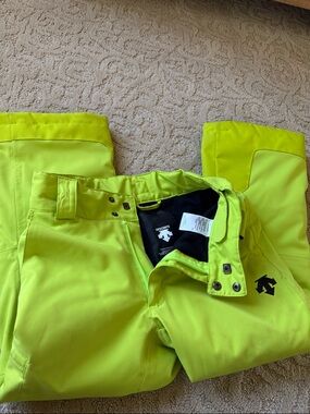 Descente Kids Bright Yellow Ski Pants